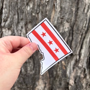 DC Flag Sticker - Etsy