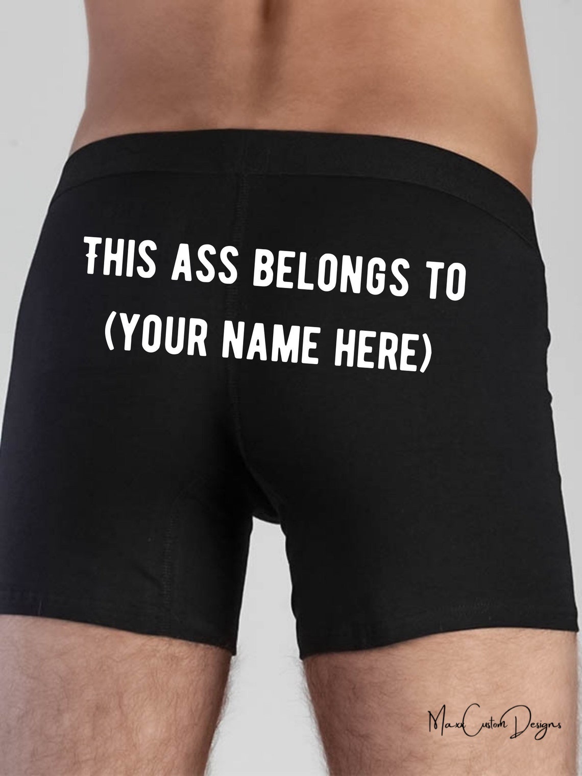 Funny Men's Underwear Boxers With Dirty Sayings Etsy