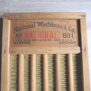 National Washboard 801 - Etsy