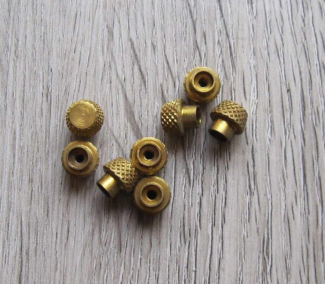 Brass Knobs Female Type for Vintage Clocks 8 Count - Etsy
