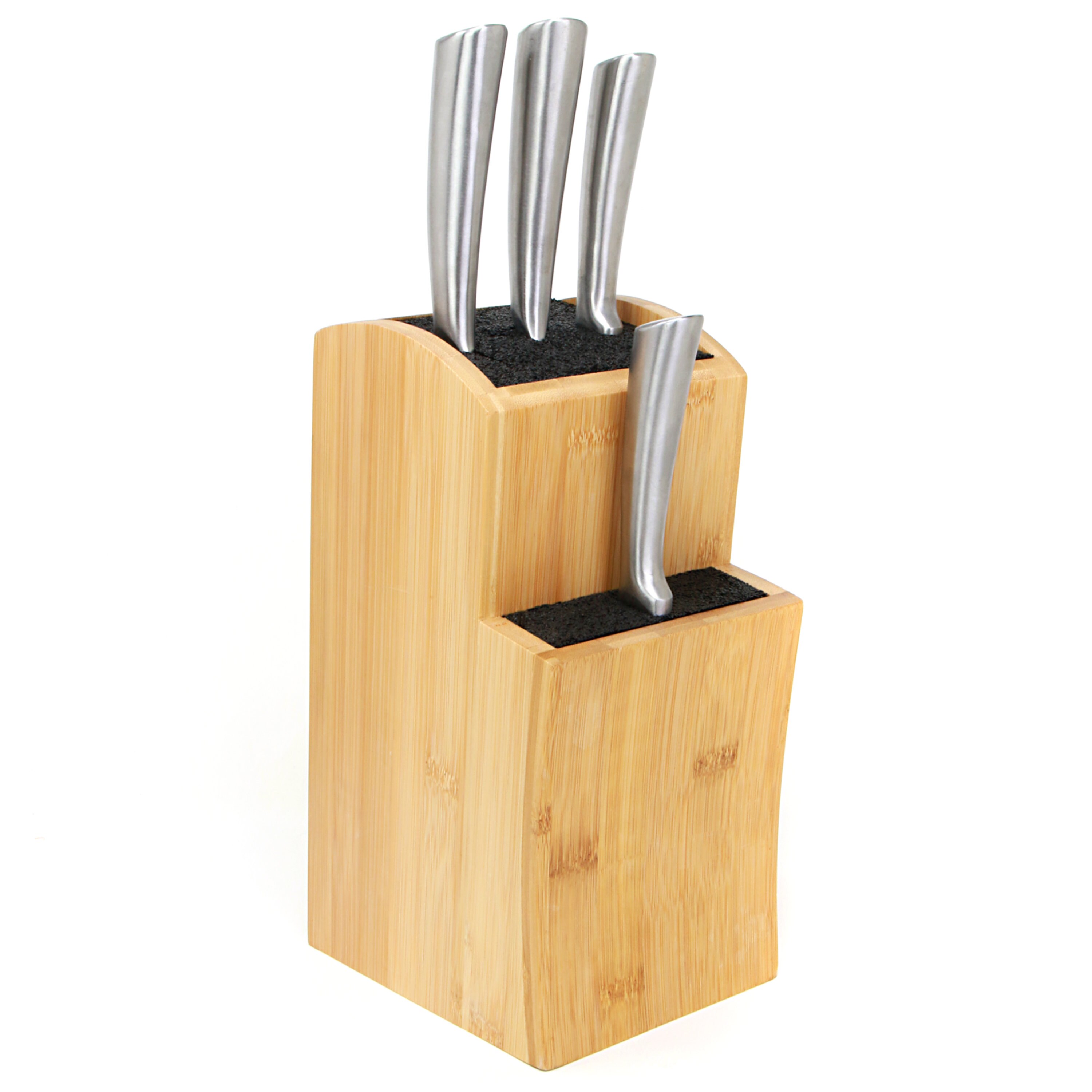 Universal Bamboo Knife Block Kitchen Knives Storage Holder / Etsy