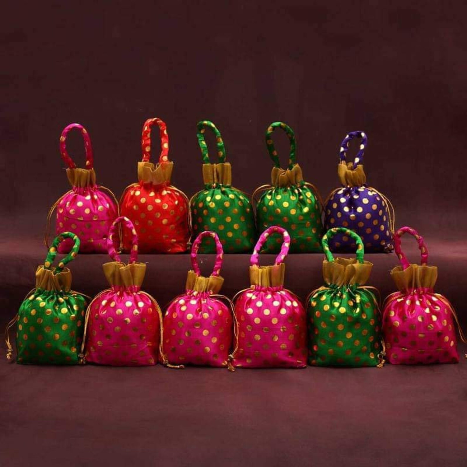 Potli bags/return gift bags height 8width 5 Etsy