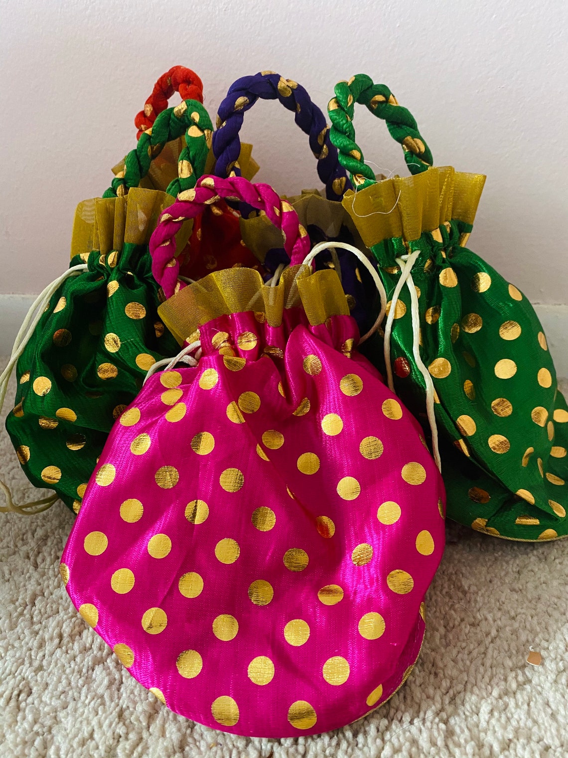 Potli bags/return gift bags height 8width 5 Etsy