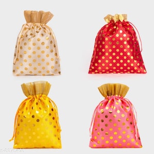 Draw string bags/potli bags/favor bags
