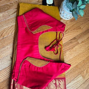 Ready to wear Handloom chettinad  Cotton sarees with stitched blouse.