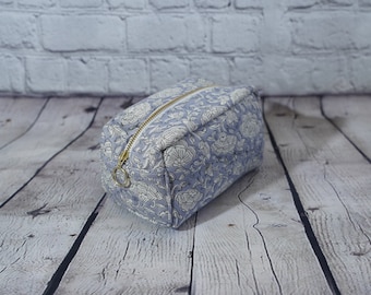 Hand Made Block Print Make up Bag