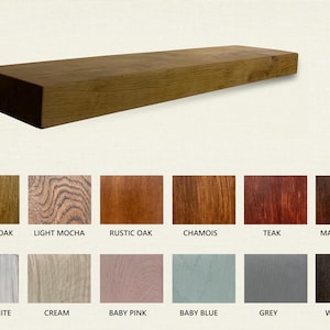 Pu&ograve; includere: Uno scaffale in legno in vari colori di tinta per legno, tra cui rovere naturale, moka chiaro, rovere rustico, camoscio, teak, mogano, bianco rustico, crema, rosa tenue, azzurro, grigio e noce.