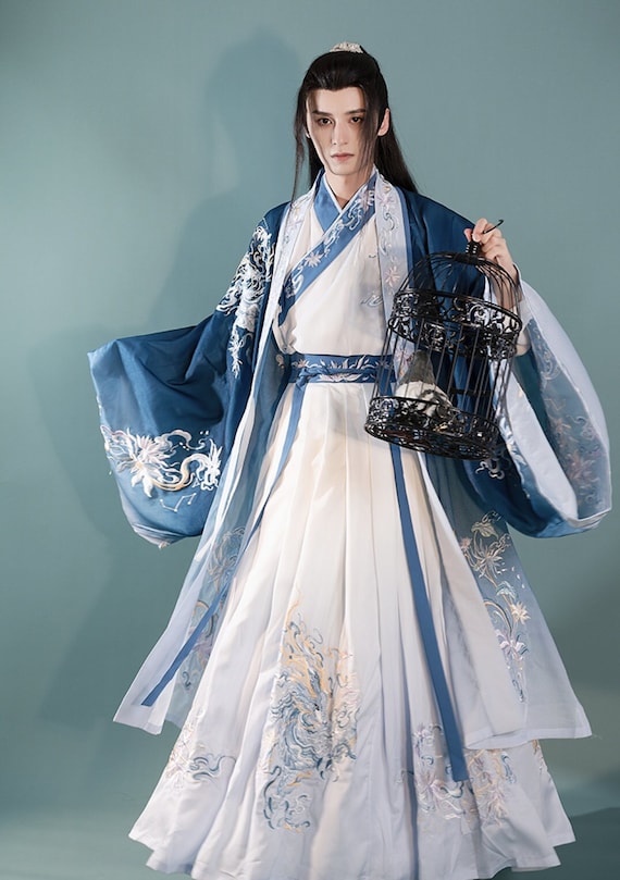 Buy Hanfu Story Women Men Hanfu Traditional Chinese Clothes Male Ancient  China Costumes, Swordsman Wuxia Fantasy Drama Outfits Spence Online in  India - Etsy