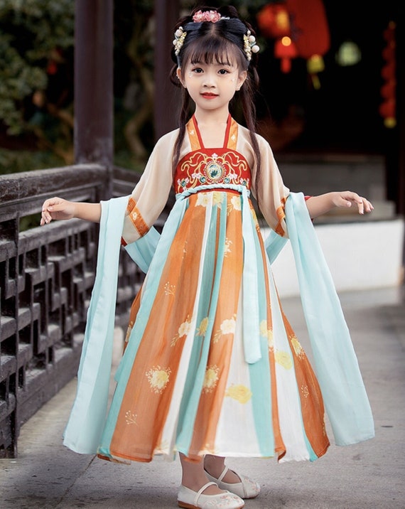 Girls Hanfu by Hanfu Story Children Hanfu Chinese Traditional Costume  Princess Dresses Ancient China Fairy Dresses Ines -  Portugal