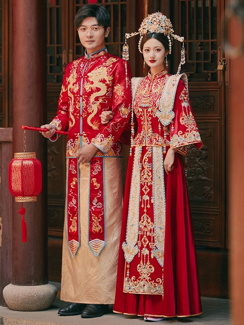 Traditional Han Chinese Wedding Dress Bridal Dress Hanfu - Etsy