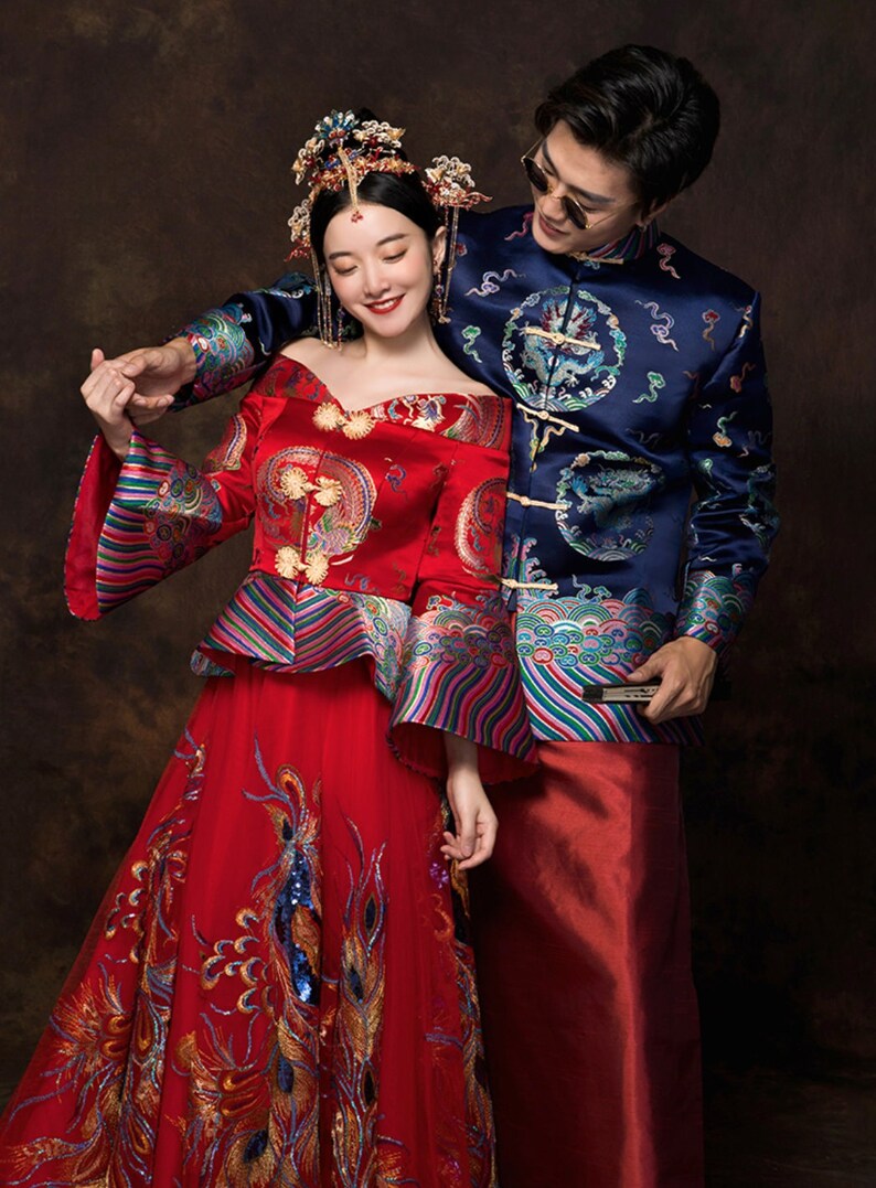 Traditional Han Chinese Wedding Dress Bridal Dress Hanfu - Etsy