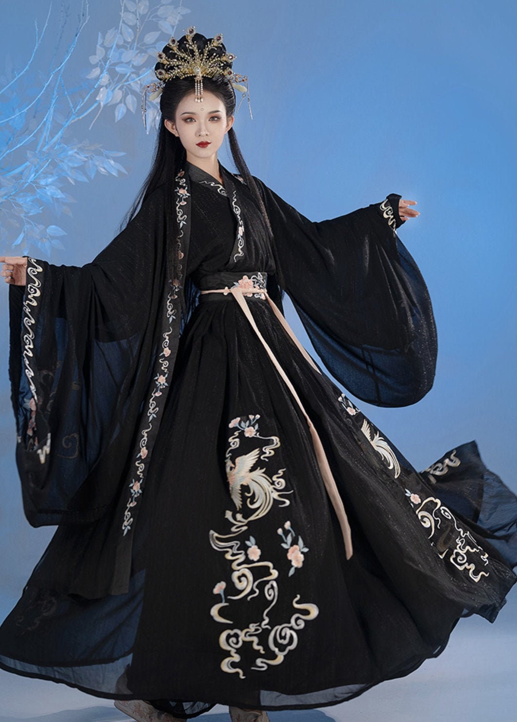 black hanfu