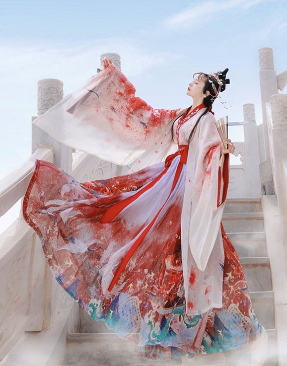 Fashion Hanfu Asian Chinese Clothing Traditional Hanfu Dress Female -  Fashion Hanfu