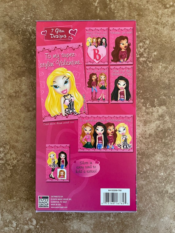 Bratz Dolls & Over the Hedge Valentine Cards Valentine's Day 34 Girls Cards  With Tattoos 