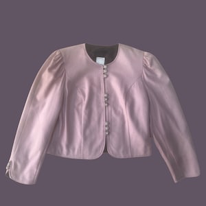 Pastel Pink Wool Jacket