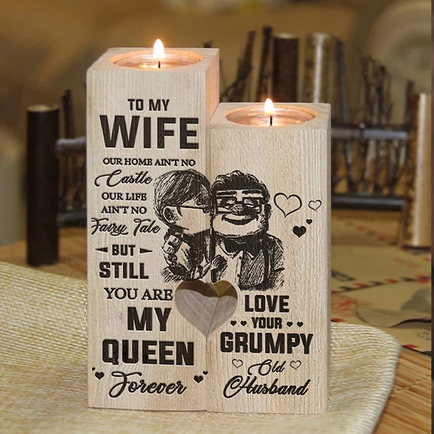 Candle Holder Husband to Wife Gift To My Girl Gift for Etsy