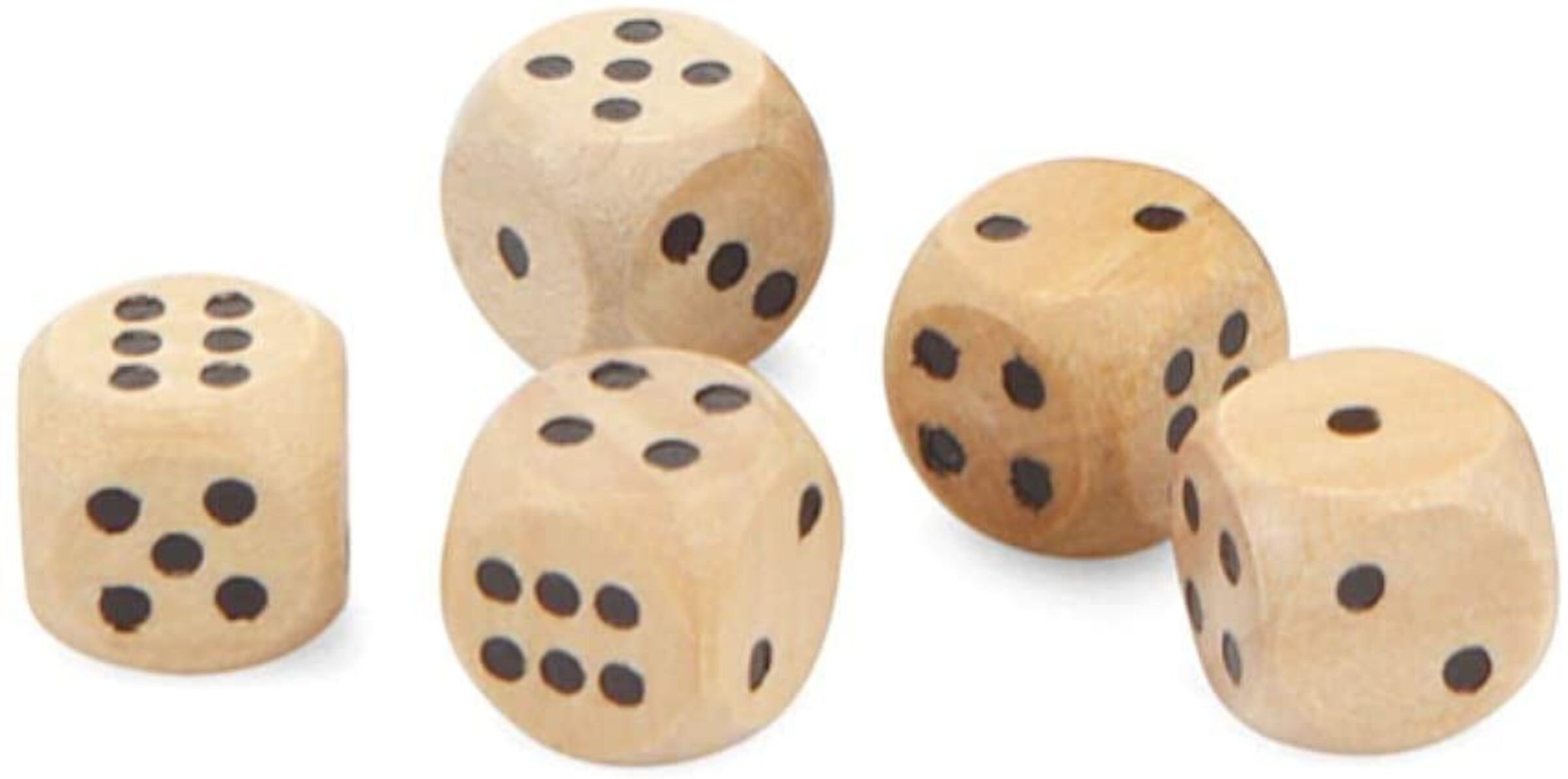 10 Pcs 16mm Wooden Dice D6 Six Sided Dice Round Corner Dice Etsy