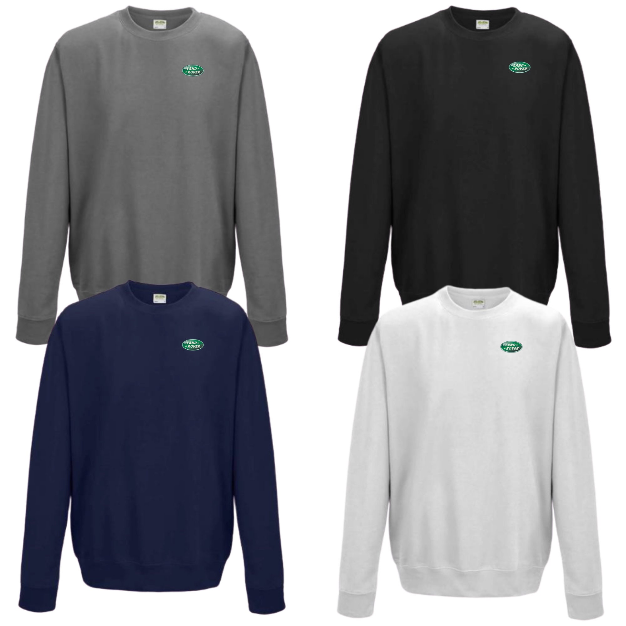 Land rover Sweatshirt Jumper Pullover embroidered Logo Etsy