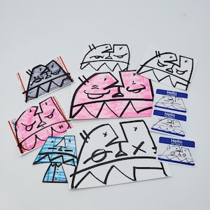 Urban Graffiti Sticker Pack with 228 Labels