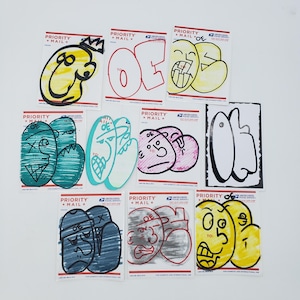 Graffiti Sticker Pack by artist “wukatoe&quot;