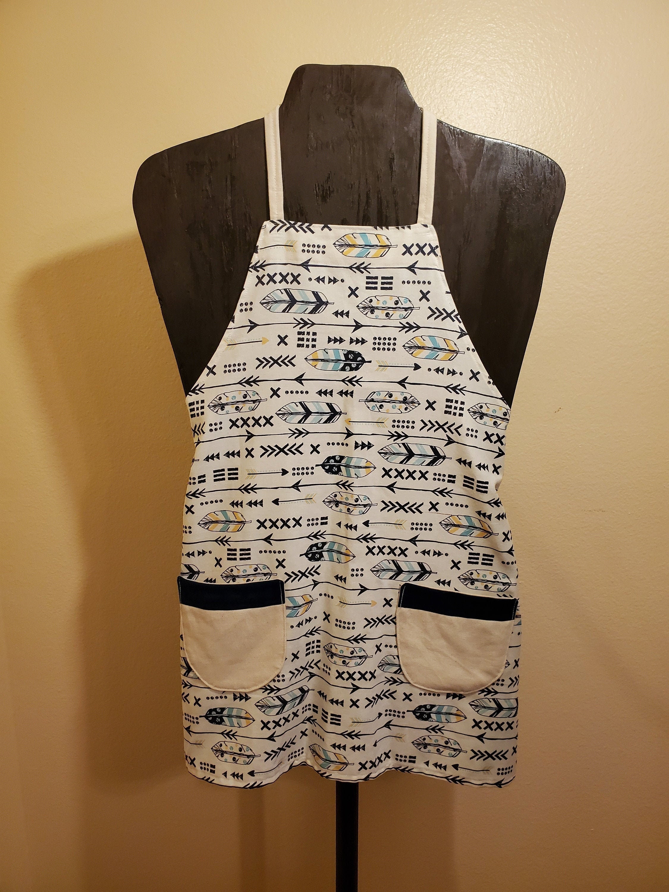 Handmade full apron with pockets two styles Etsy
