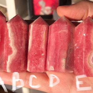 Gem Rhodochrosite Tower, Gem Rhodochrosite, Gemmy Rhodochrosite, Gemmy Rhodochrosite Tower, Rhodochrosite Tower