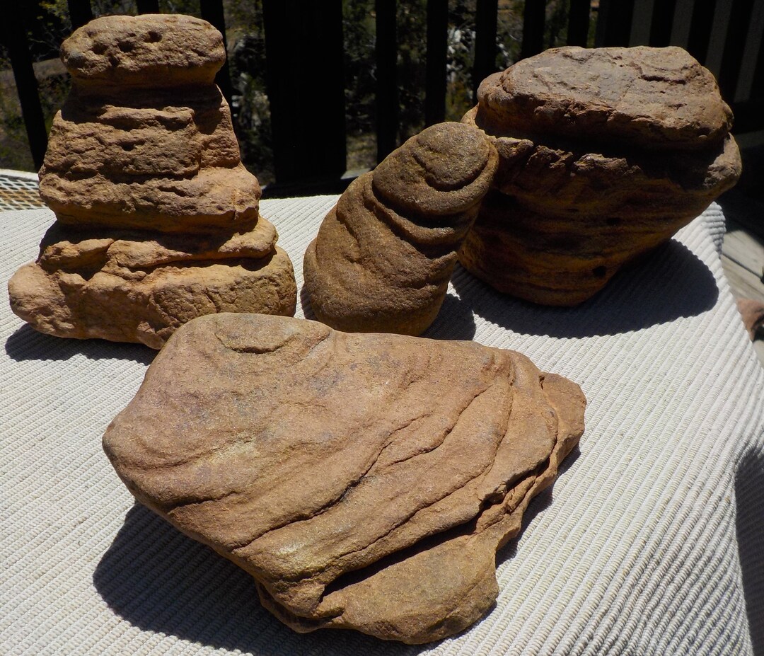 4 Decorative Rocks for the Garden Reptile Enclosure or Staging - Etsy