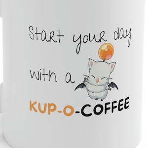 Moogle Coffee Mug: Final Fantasy Gamer Cup