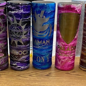 30 OZ Class/Spec Tumbler Cup/drink/wine/stainless steel/ Alliance or Horde / Gamers