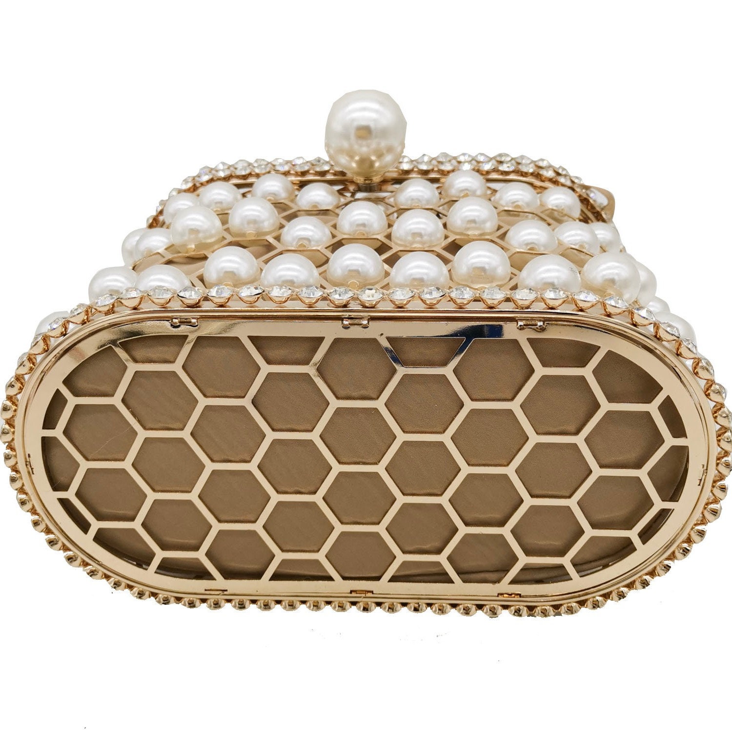 Pearl Bag Bucket Bag Wedding bag Vintage Handmade Gift ideas Etsy