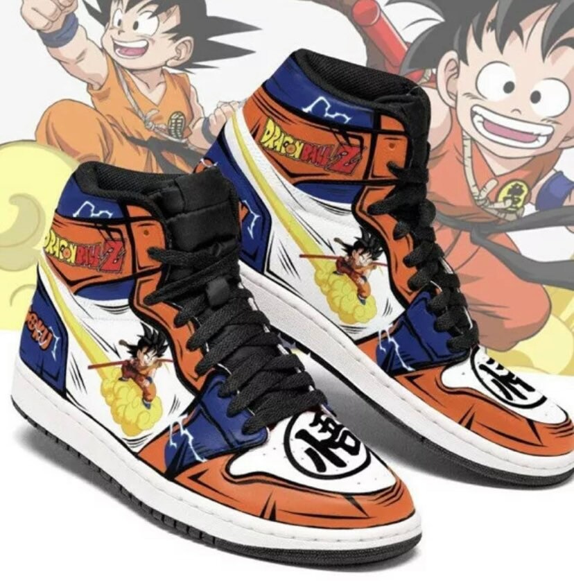Dragon Ball Z Kid Goku anime chaussures personnalisées Etsy