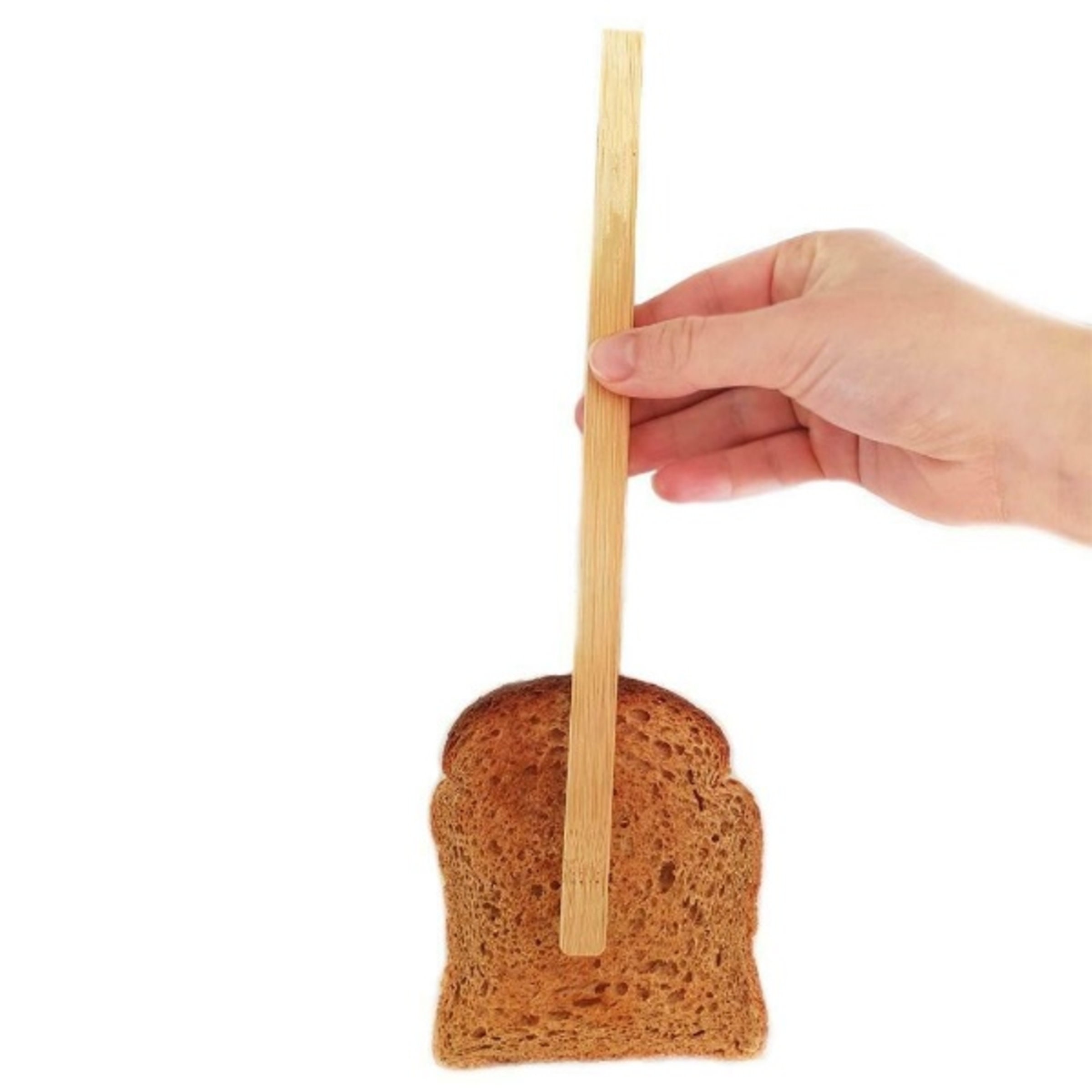 Bamboo Wood Toast Tongs With Wooden Toaster Tongs Etsy