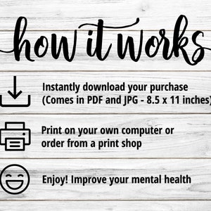 Post Therapy Notes, Mental Health Printable, Therapy Worksheet, Planner Insert, Mental Health Insert, Therapy Plans, Therapy Planner image 5