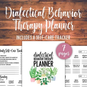Planer terapii dialektyczno-behawioralnej, dziennik zdrowia psychicznego, BPD, PTSD, choroba afektywna dwubiegunowa, depresja, lęk, śledzenie, odniesienie, samoopieka
