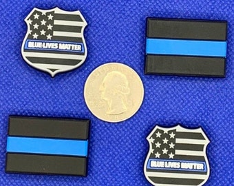 thin blue line tennis shoes