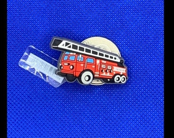 fire truck croc charm