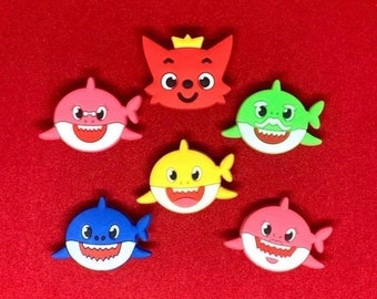 Red Baby Shark Etsy