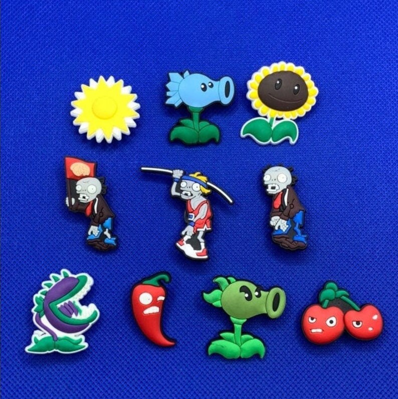 Download Plants Vs Zombies Shoe Charm Set Jewelry Beauty Craft Supplies Tools Kromasol Com