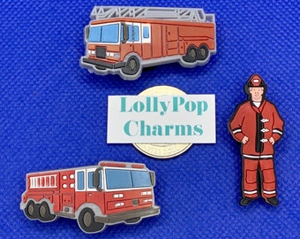 firefighter croc charms