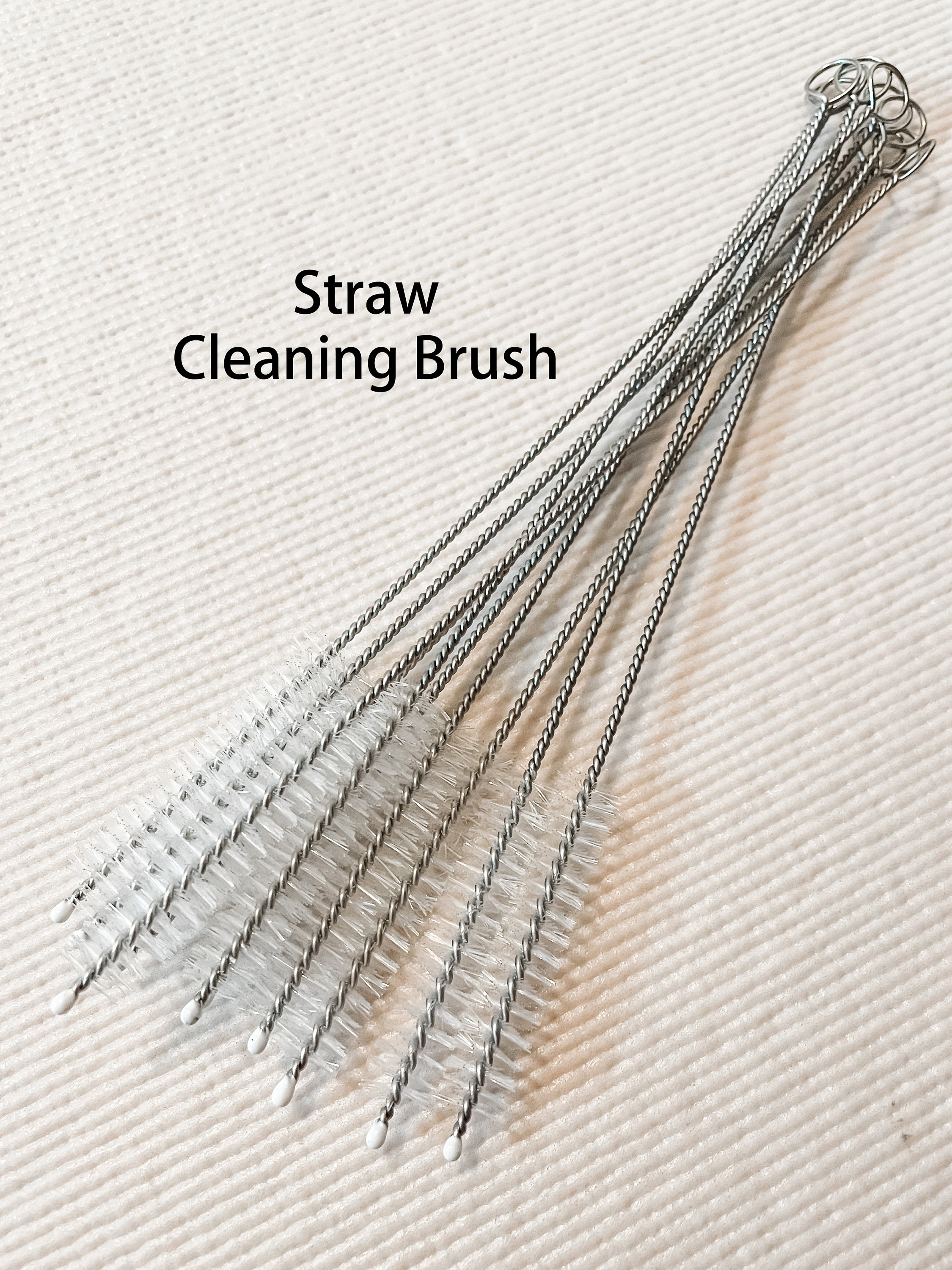 Straw Cleaning Brush Stainless Steel Straw Cleaner Straw Cleaner Reusable Straw  Cleaner 