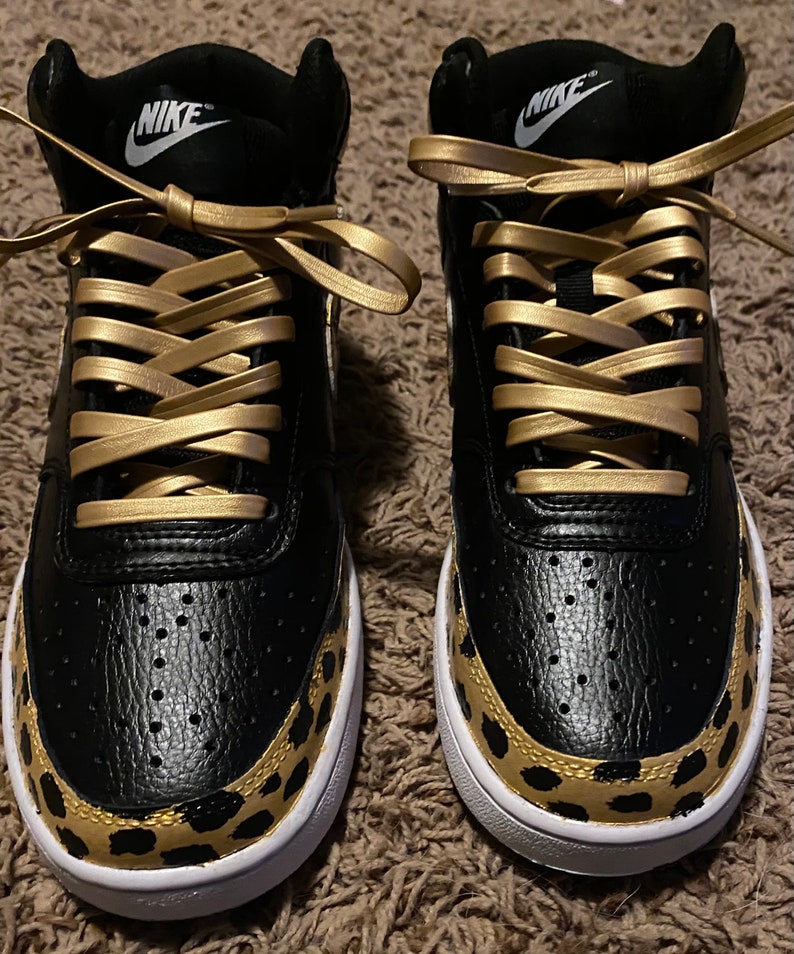 Nike Court Vision Leopard Print | Etsy