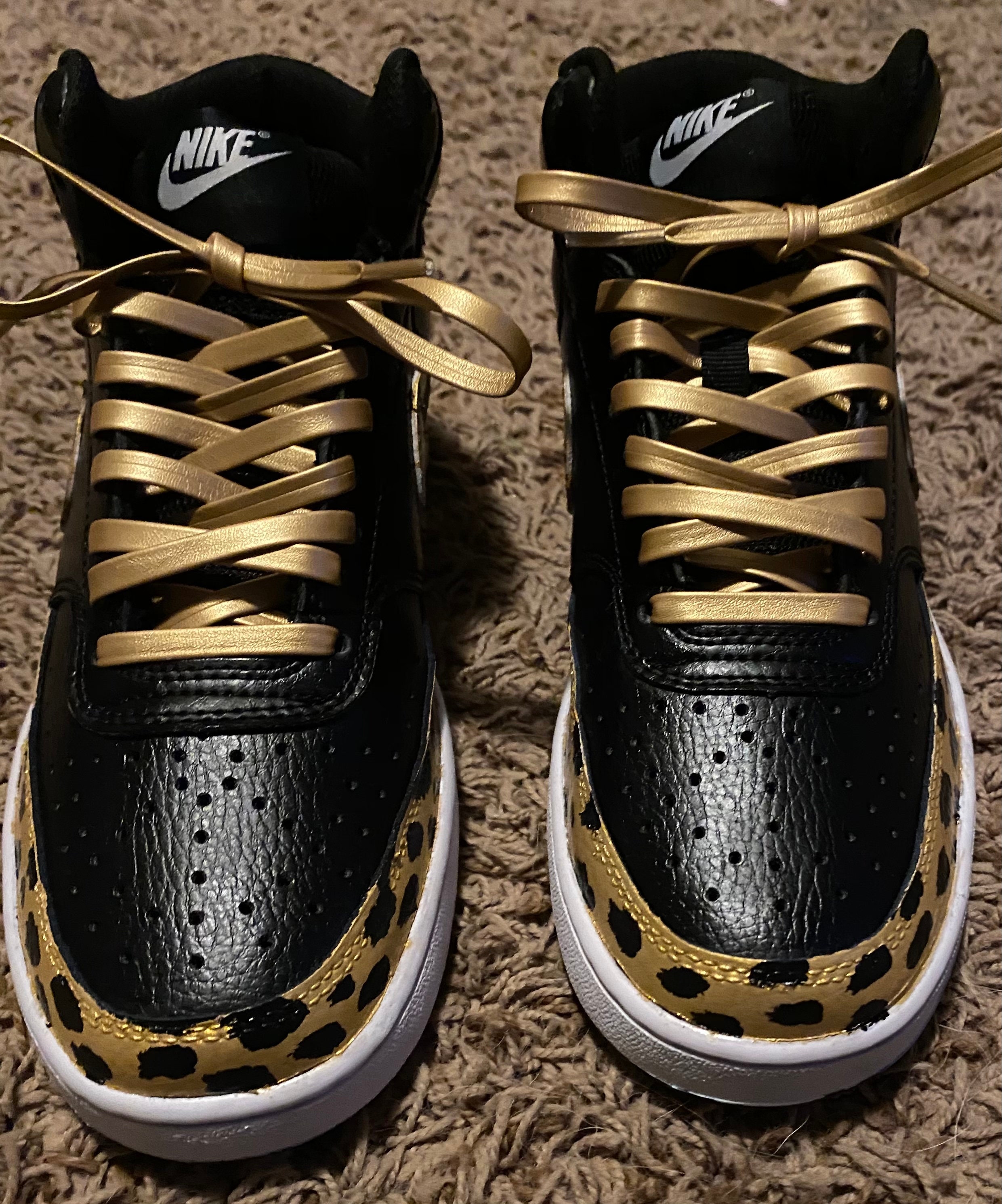 Nike Court Vision Leopard Print | Etsy