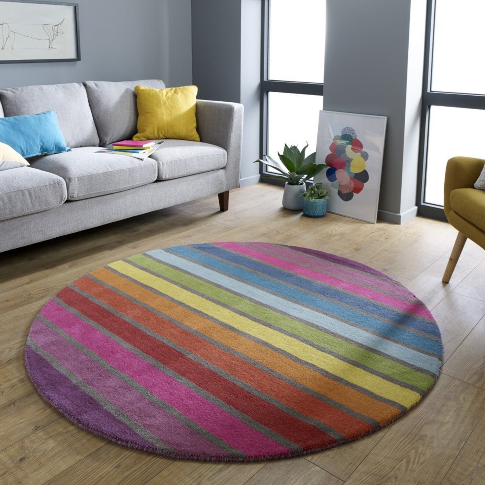 Abstract Hand Tuft Modern Rug 100 Wool Tufted Rug 3x3 4x4 5x5 Etsy