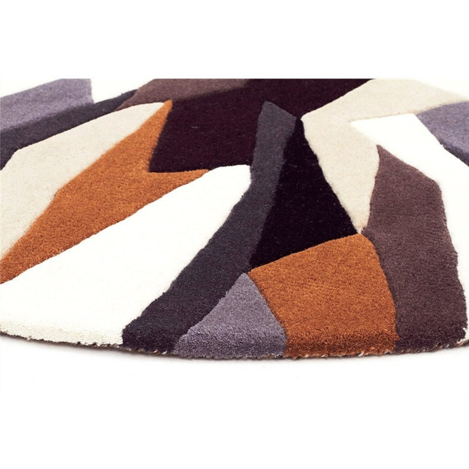 Abstract Hand Tuft Modern Rug 100 Wool Tufted Rug 3x3 4x4 5x5 Etsy