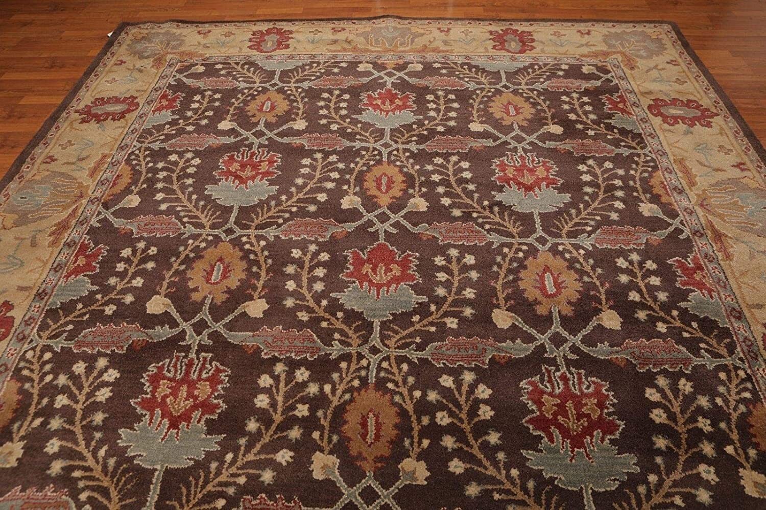 PB Swiss New Pottery Barn 5x8 8x10 Brandon Brown Hand Tufted Woolen