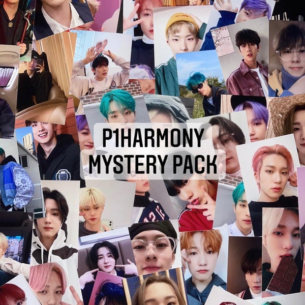 P1Harmony random photocard mystery pack unofficial