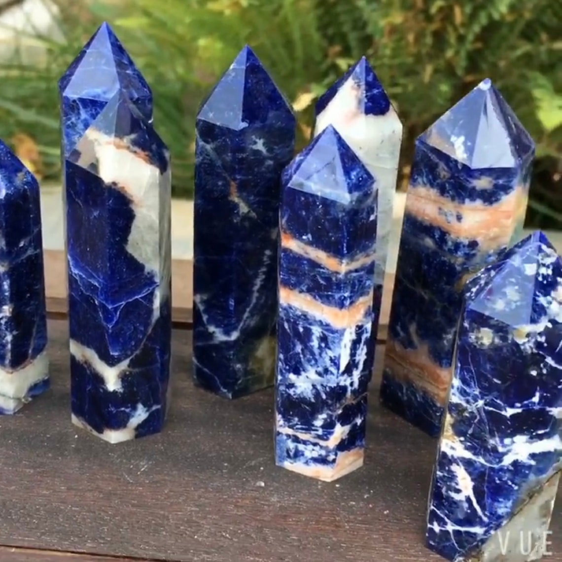 Sodalite Points Sodalite Tower Healing Crystals and Stones Etsy