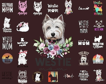 West Highland Terrier Westie Dog Lover Perro Mam/á Arte Sudadera