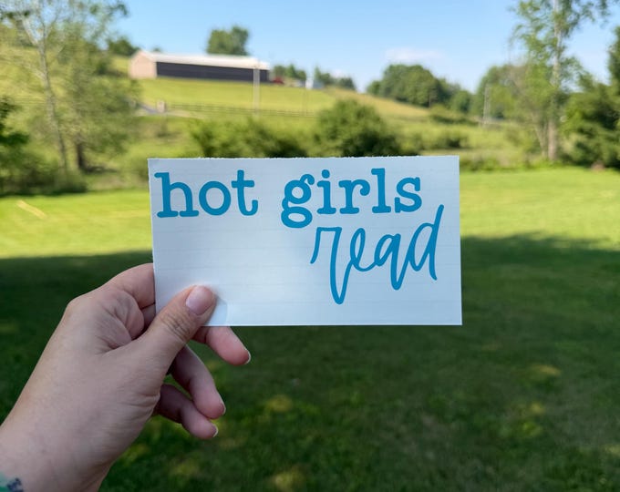 Pretty Girls Read Decal 4 | BookTok | Books | Romance | Fantasy