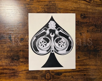 Turbo Spade Decal